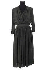 Robe Laurence Bras Vert en Viscose, taille L - Seconde Main