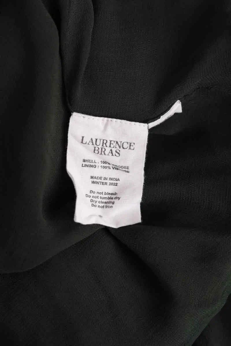 Robe Laurence Bras Vert en Viscose