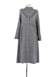 Robe Leon & Harper Gris en Coton, taille S - Seconde Main