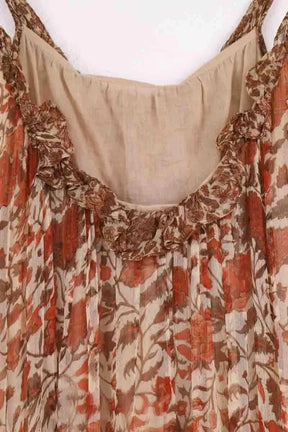 Robe Léonie Beige en Viscose