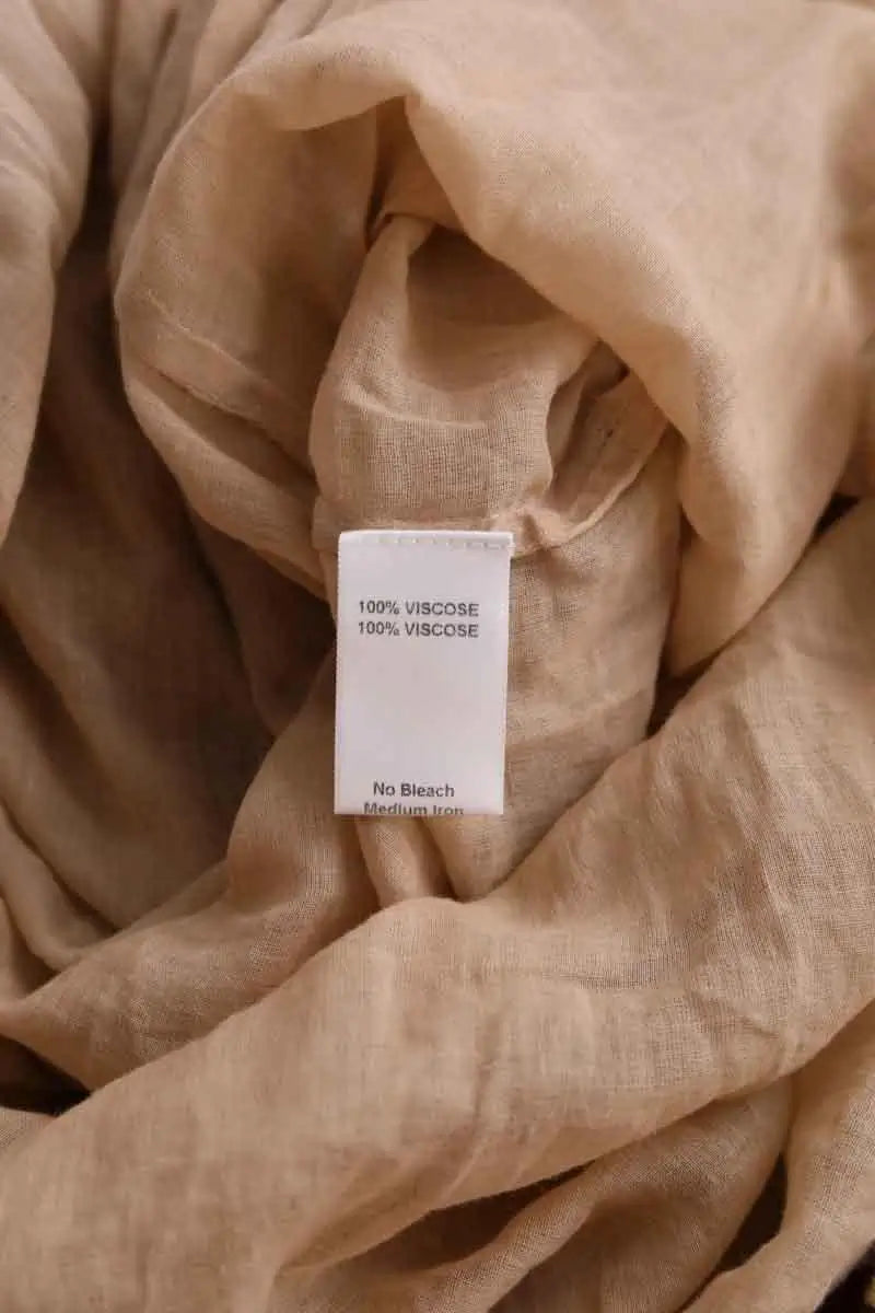 Robe Léonie Beige en Viscose