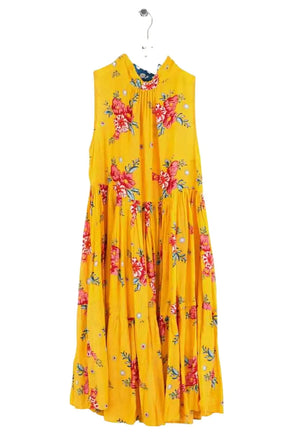 Robe Lisa Corti Jaune en Viscose, taille M - Seconde Main