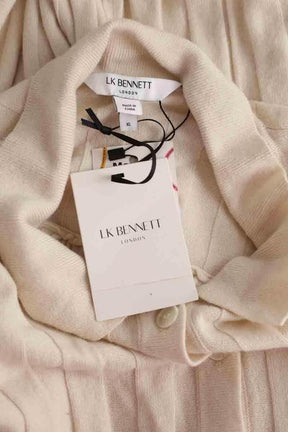 Robe LK Bennett Ali Ecru en Laine