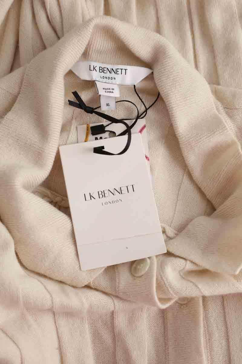 Robe LK Bennett Ali Ecru en Laine