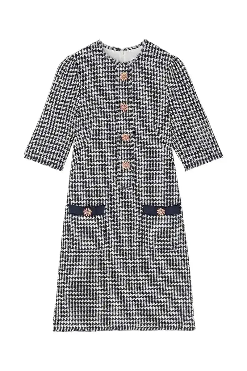 Robe LK Bennett Bleu en Coton