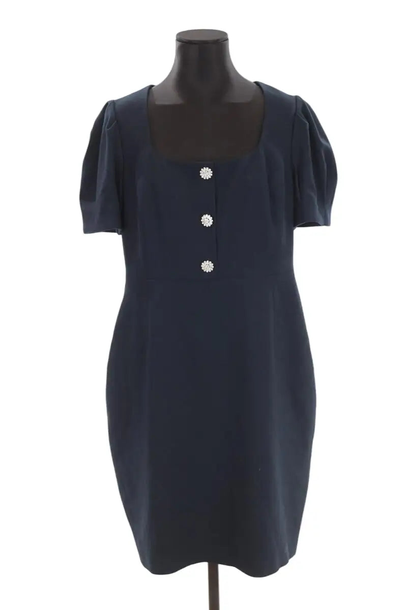 Robe LK Bennett Bleu en Viscose, taille XXL - Seconde Main