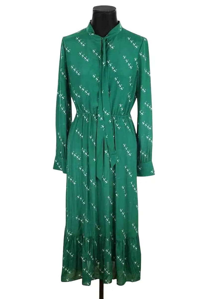 Robe LK Bennett Bridget Vert en Viscose, taille S - Seconde Main