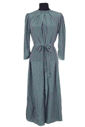 Robe LK Bennett Bridgette Vert en Soie, taille S - Seconde Main
