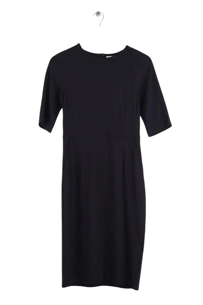 Robe LK Bennett Davina Marine en Synthétique, taille L - Seconde Main
