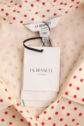 Robe LK Bennett Hilde Beige en Soie