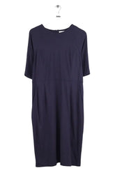 Robe LK Bennett Liya Marine en Viscose, taille XXXL - Seconde Main