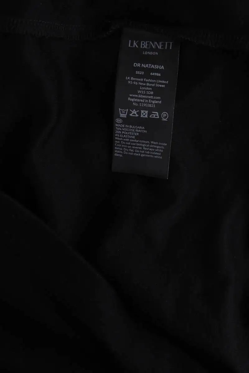 Robe LK Bennett Natasha Noir en Viscose