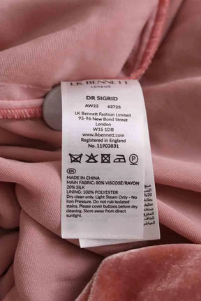 Robe LK Bennett Rose en Viscose