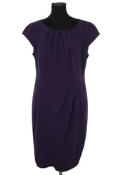 Robe LK Bennett Violet en Synthétique, taille XXXL - Seconde Main