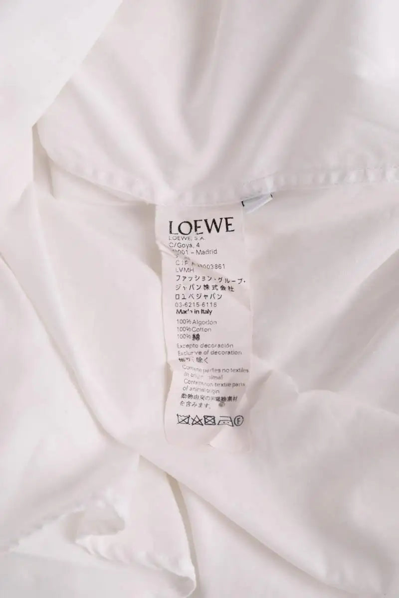 Robe Loewe Blanc en Coton