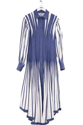 Robe Loewe Bleu en Cuir, taille L - Seconde Main