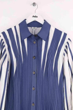 Robe Loewe Bleu en Cuir