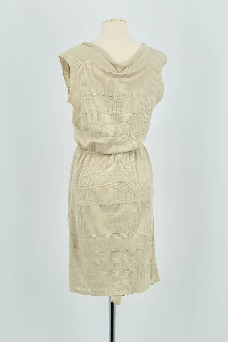 Robe Louis Vuitton Beige en Coton