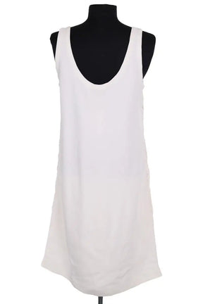 Robe Louis Vuitton Blanc en Soie