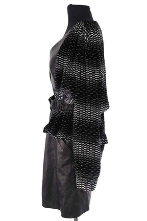 Robe Louis Vuitton Noir en Cuir