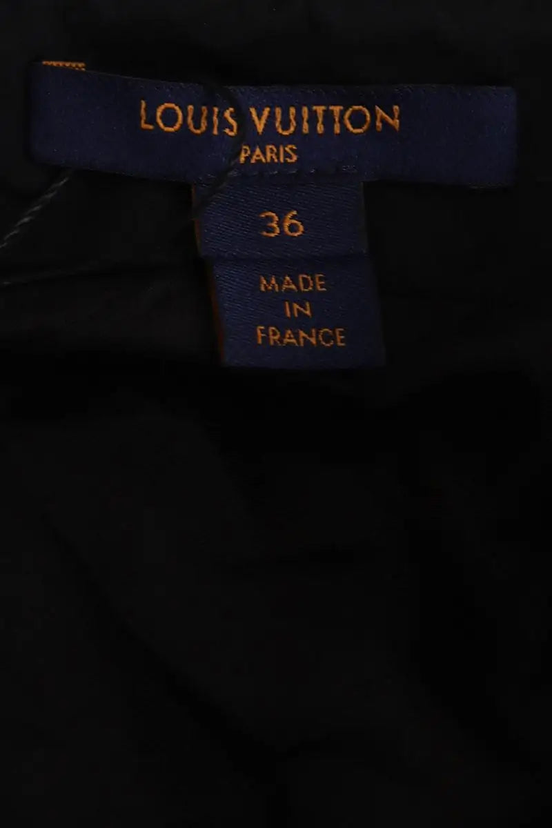 Robe Louis Vuitton Noir en Cuir