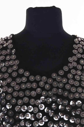 Robe Louis Vuitton Noir en Paillettes