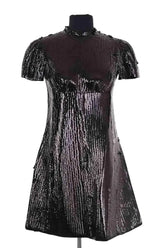 Robe Louis Vuitton Noir en Paillettes, taille XS - Seconde Main