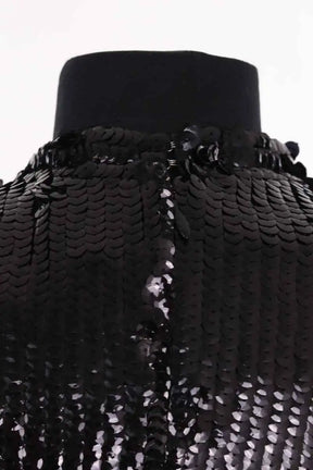 Robe Louis Vuitton Noir en Paillettes