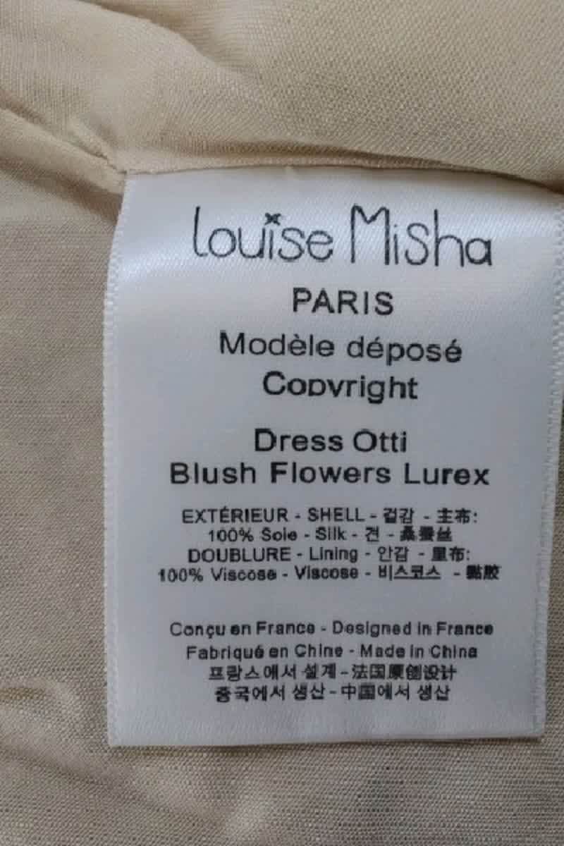 Robe Louise Misha Beige en Viscose