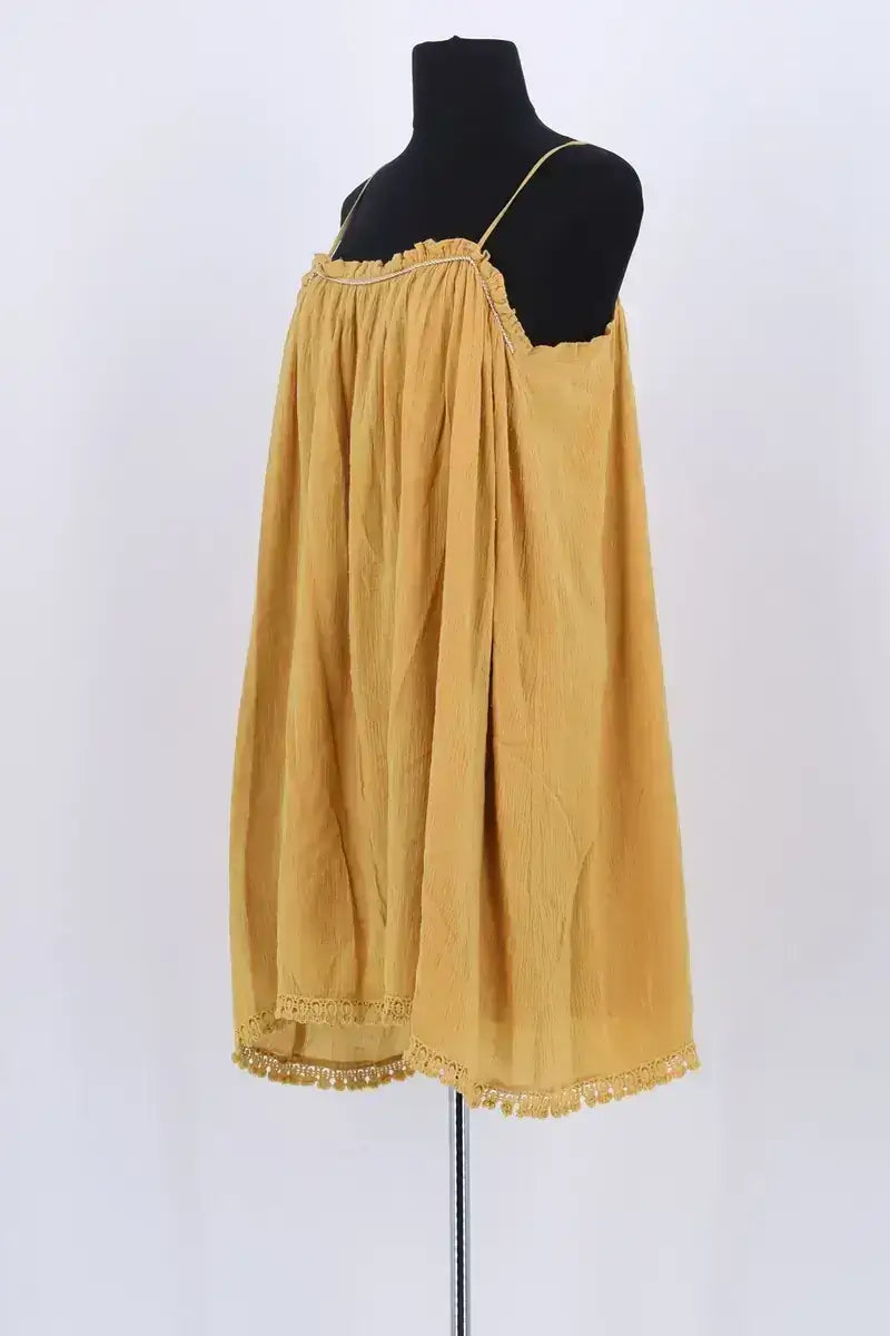 Robe Louise Misha Jaune en Coton