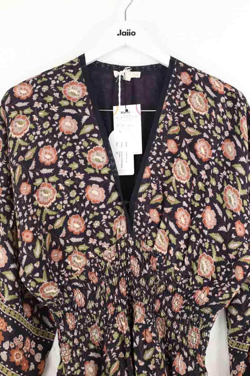 Robe Louise Misha Marine en Synthétique