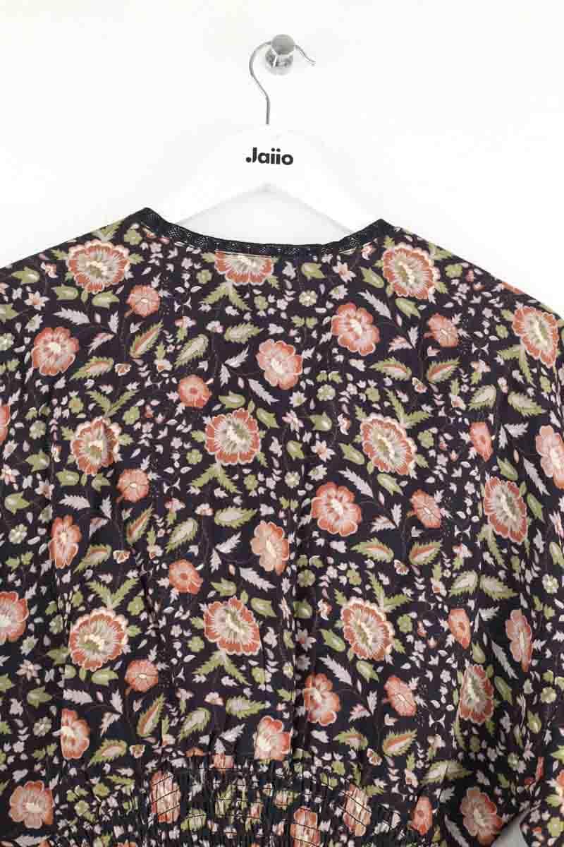Robe Louise Misha Marine en Synthétique