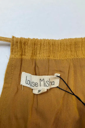 Robe Louise Misha Moutarde en Coton