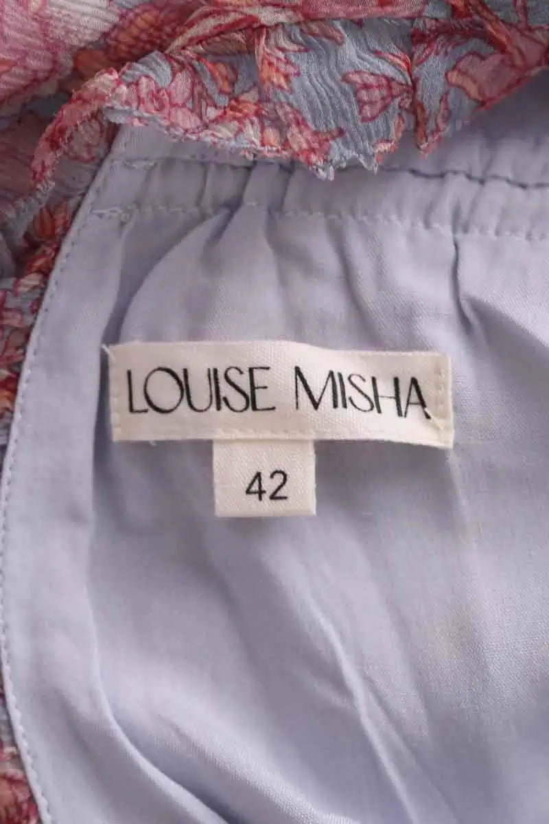 Robe Louise Misha Plumiska Multicolore en Soie