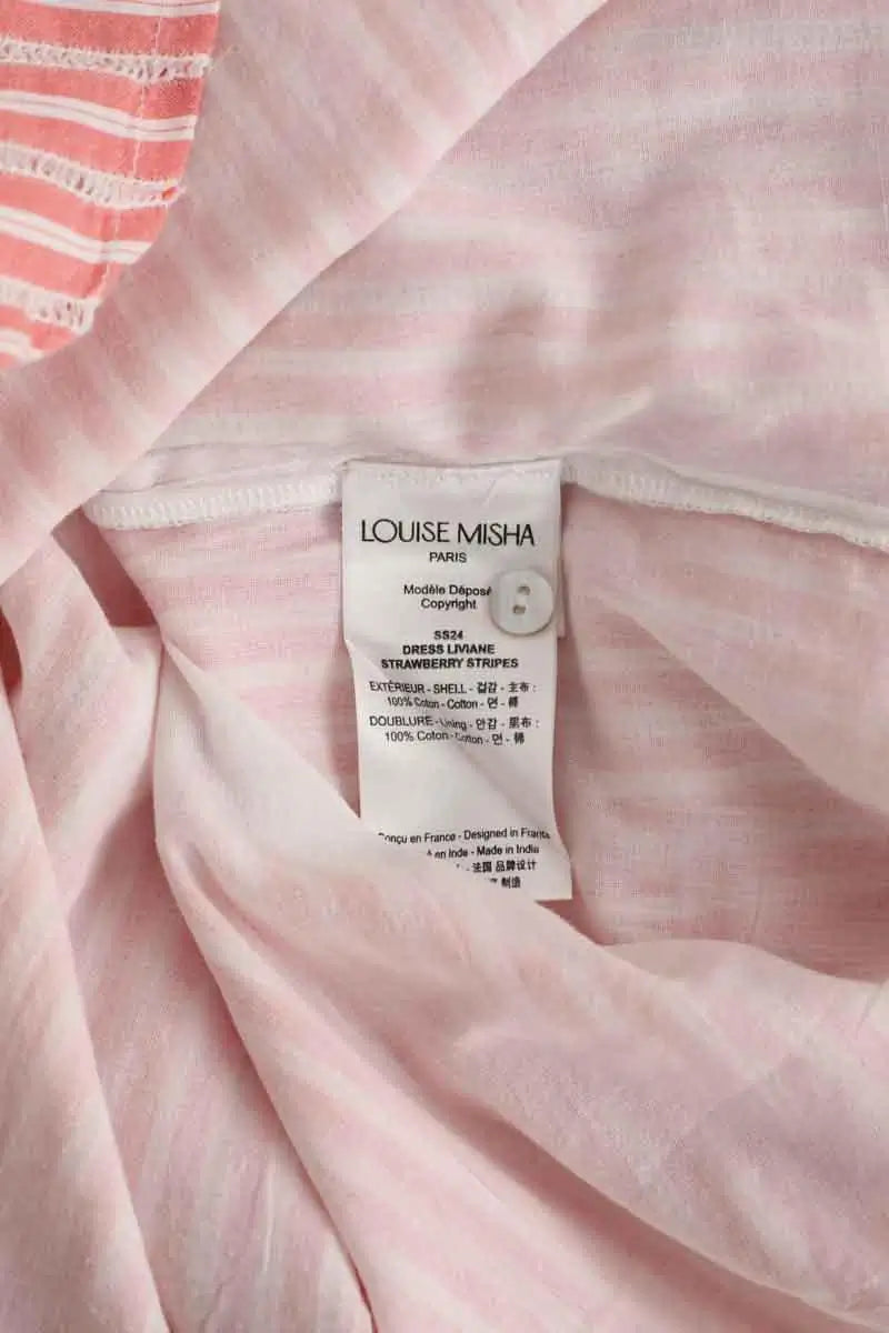 Robe Louise Misha Rose en Coton