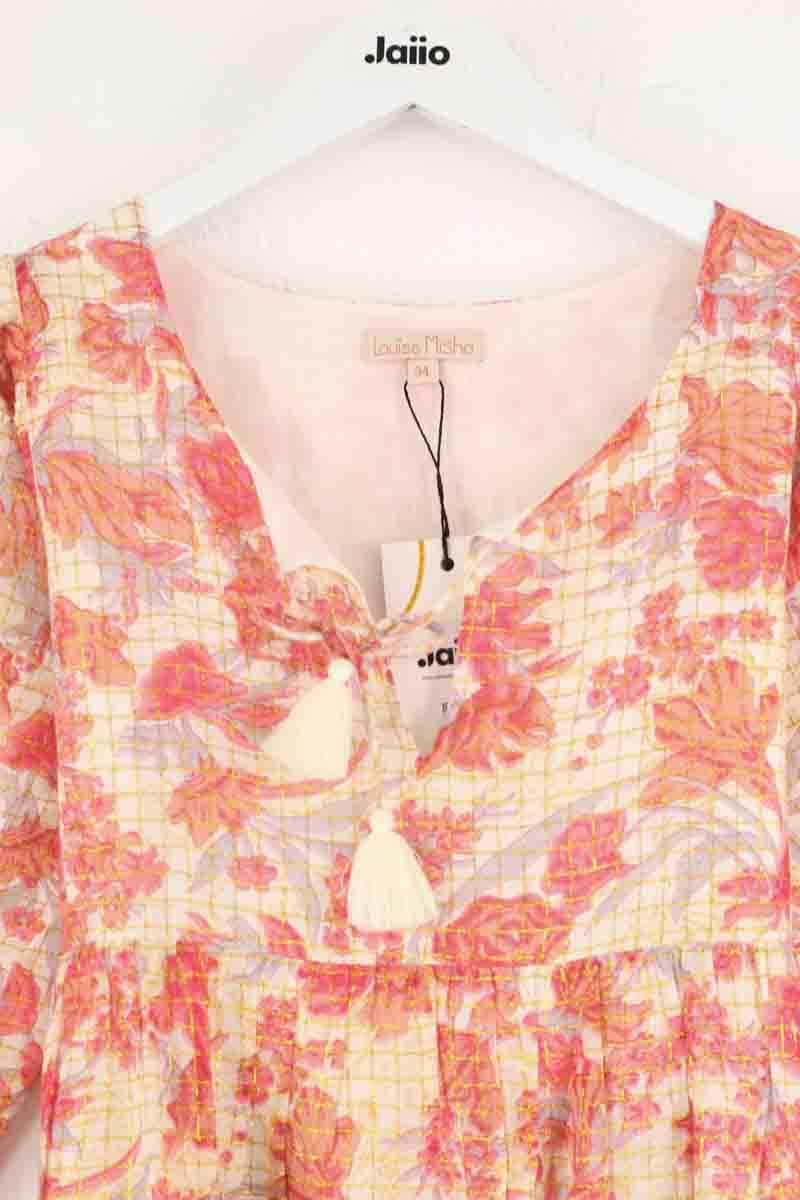 Robe Louise Misha Rose en Synthétique