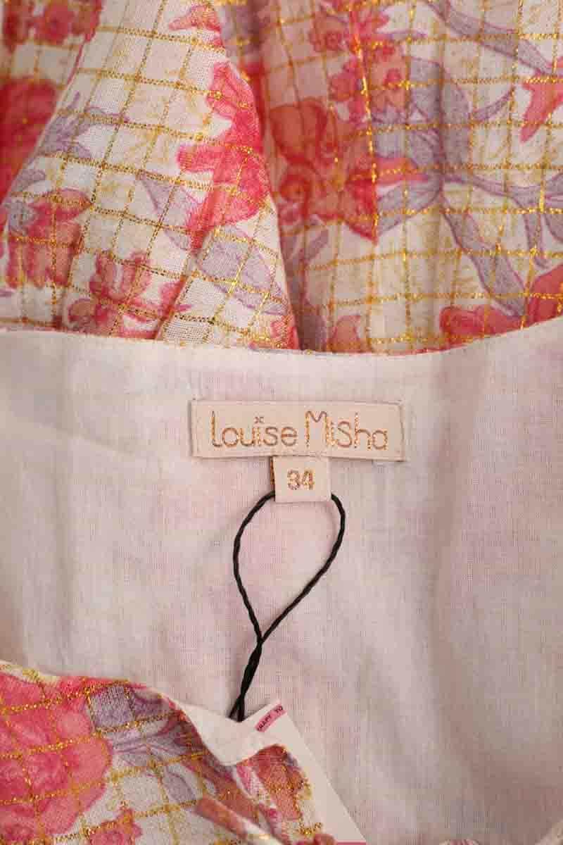 Robe Louise Misha Rose en Synthétique
