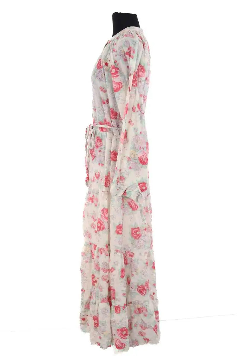 Robe Maison Hotel Blanc en Synthétique