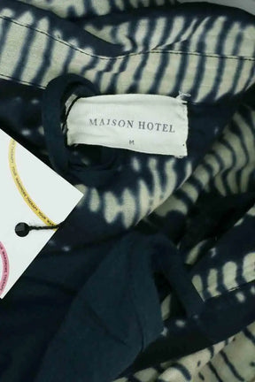Robe Maison Hotel Bleu en Coton