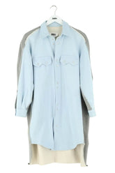 Robe Maison Martin Margiela Bleu en Coton, taille S - Seconde Main