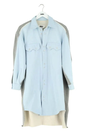 Robe Maison Martin Margiela Bleu en Coton, taille S - Seconde Main