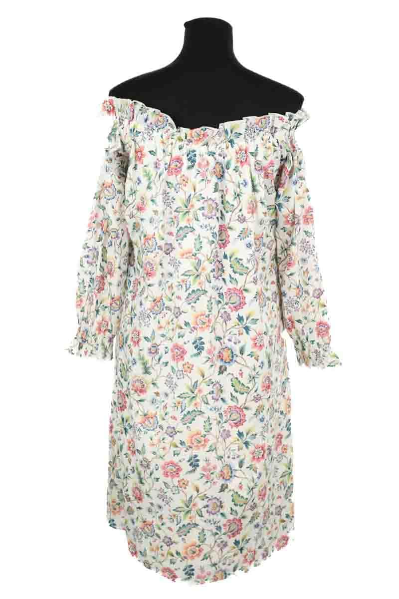 Robe Maison Père Liberty Multicolore en Coton