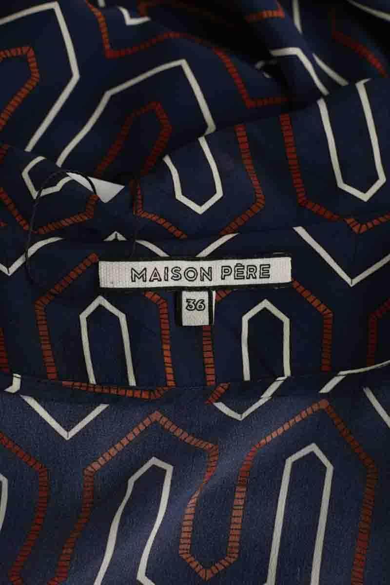 Robe Maison Père Marine en Soie