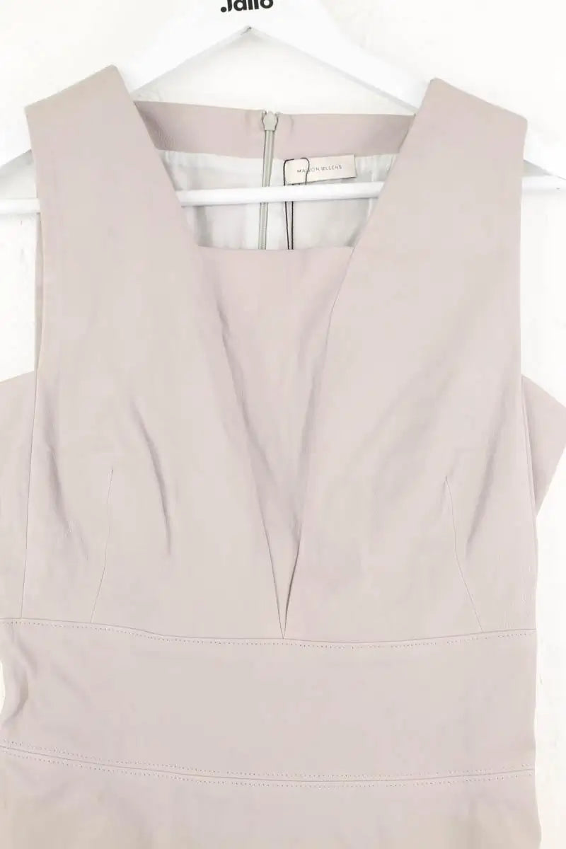 Robe Maison Ullens Gris en Cuir