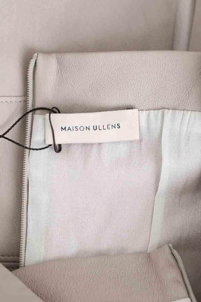 Robe Maison Ullens Gris en Cuir