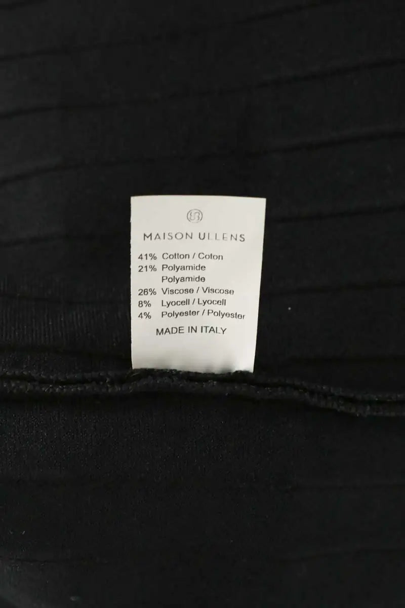 Robe Maison Ullens Noir en Coton