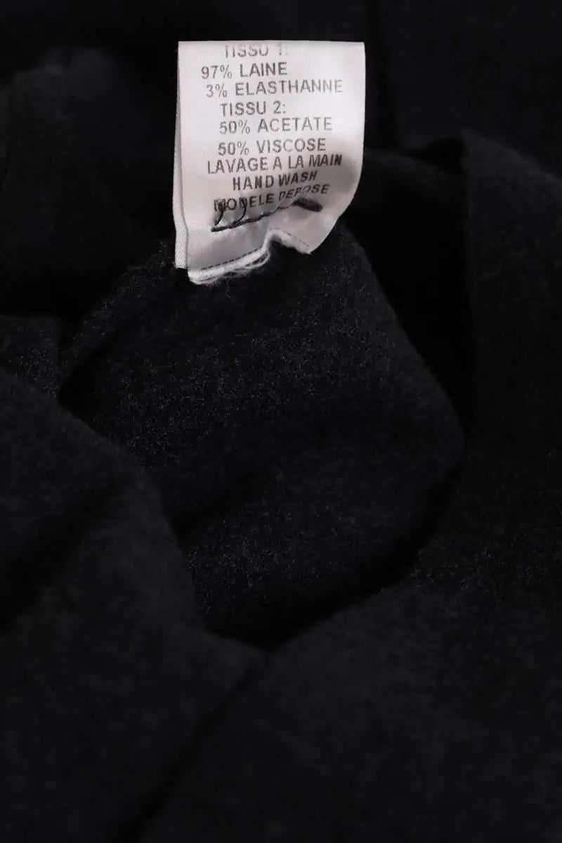 Robe Maje Anthracite en Coton