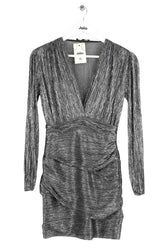 Robe Maje Anthracite en Synthétique, taille S - Seconde Main