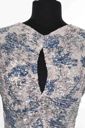 Robe Maje Argent en Paillettes