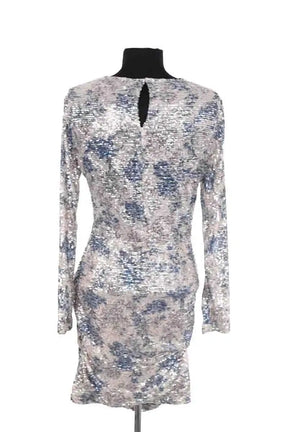 Robe Maje Argent en Paillettes